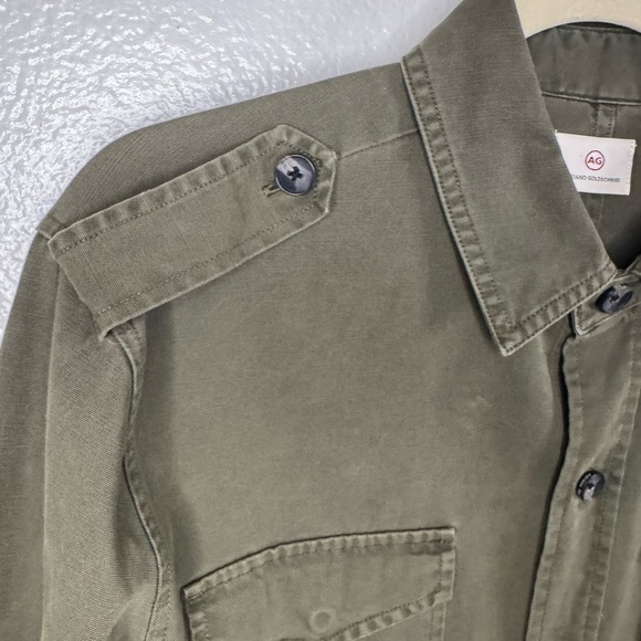 Adriano Goldschmied Military Style Jacket - Size Medium. - Picture 5 of 9